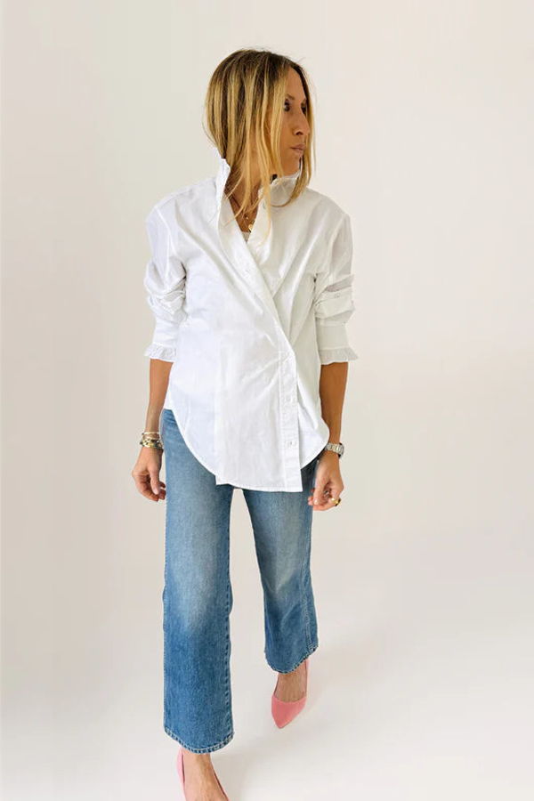Kerri Rosenthal Mia Ruffle Shirt