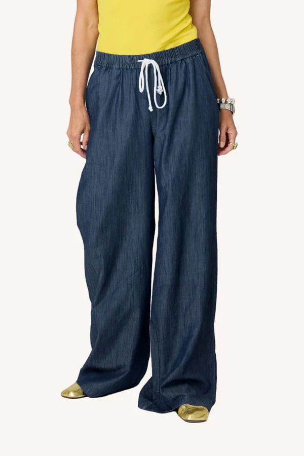 Kerri Rosenthal Palazzo Denim Pants