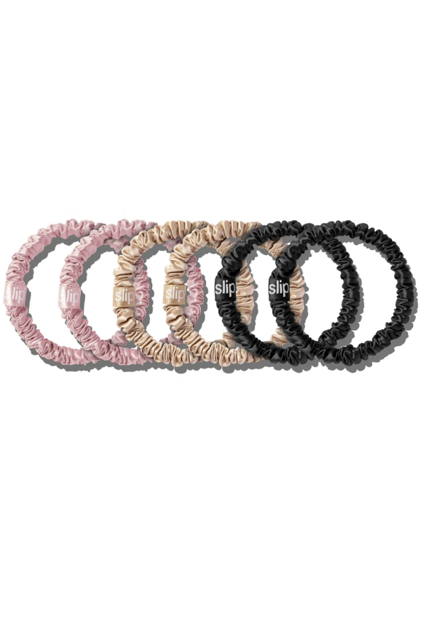 SLIP Multi Skinny Scrunchies