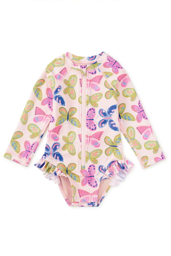 KIDS Tea Collection Rashguard Baby Swimsuit