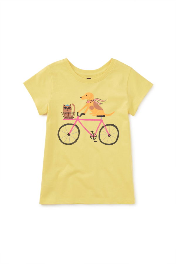 KIDS Tea Collection Woof & Whisker on Wheels Graphic Tee