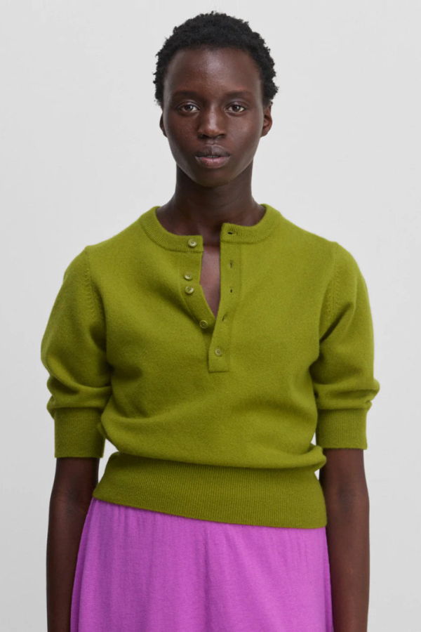 Extreme Cashmere Nº477 Mimi Cashmere Sweater - Grass