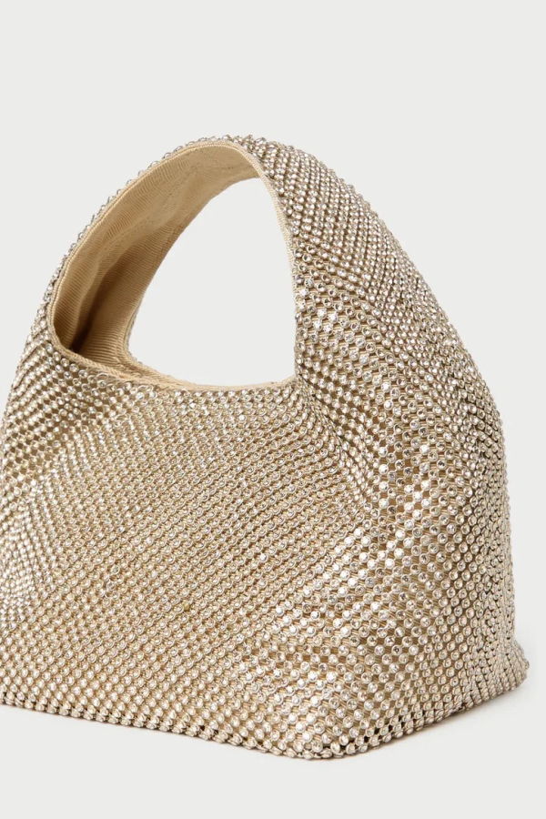 Loeffler Randall Kenzie Diamanté Mini Bag - Gold