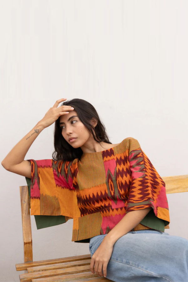 RUJUTA SHETH Mira Top - Mystic Ikat