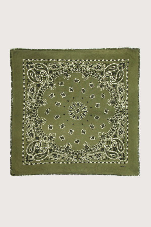Kujten Hachiko Bandana Scarf - Cactus