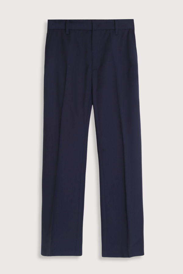 No. 21 Light Wool Elastic Pants - Blue
