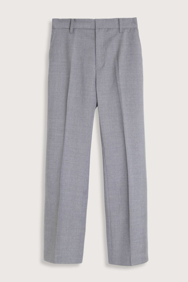 No. 21 Light Wool Elastic Pant - Grey Melange
