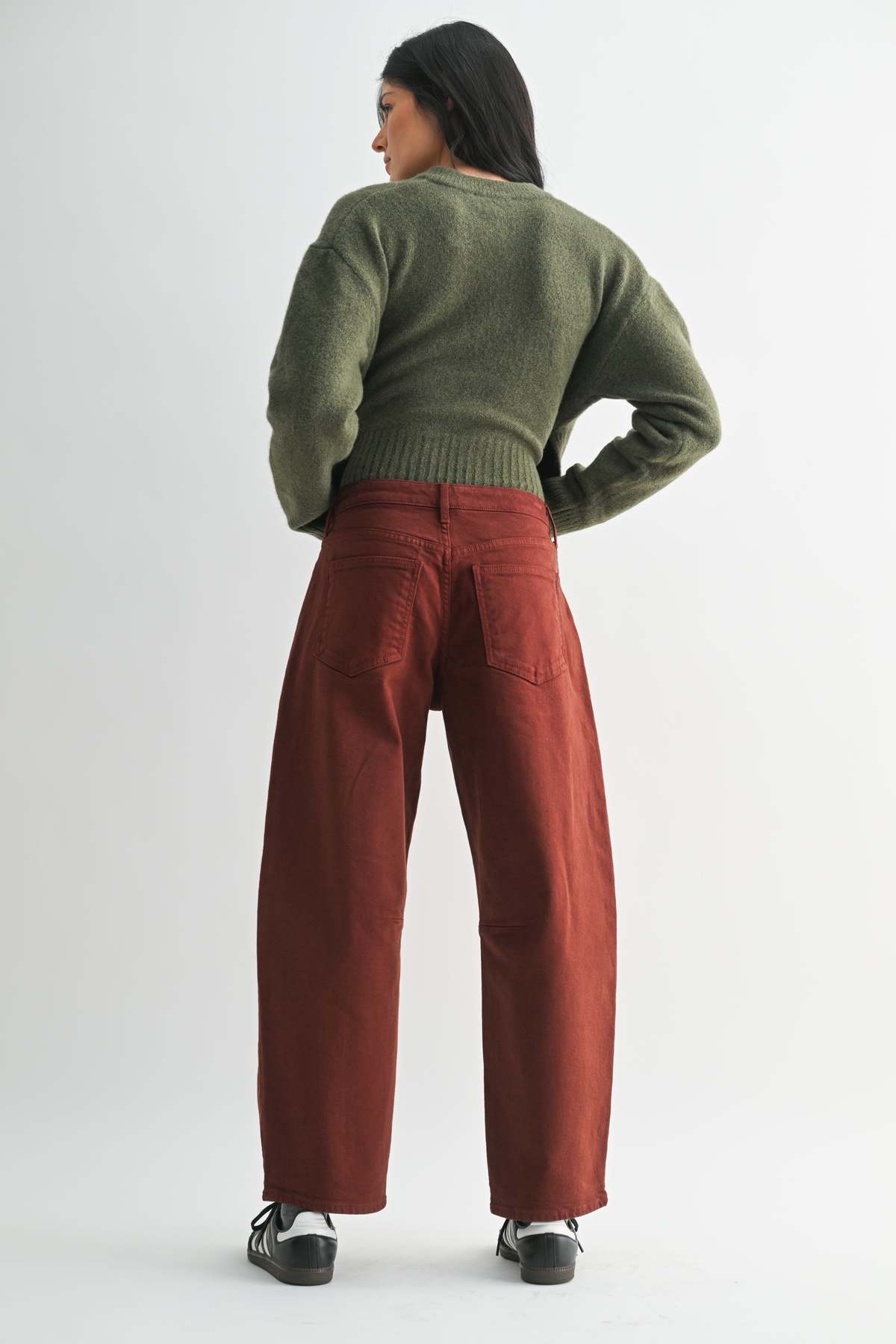 Just Black Denim The Utility Seamed Barrel Jean - Medium Denim - Image 12 of 28