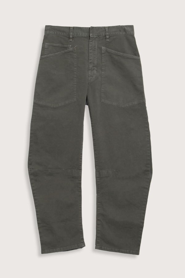 Nili Lotan Shon Brushed Twill Pants - Thyme