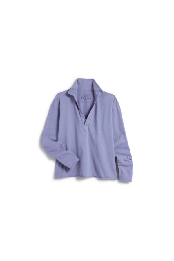 Frank & Eileen Patrick Popover Henley Top - Lavender