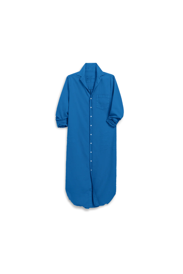 Frank & Eileen Rory Maxi Shirtdress - Lapis