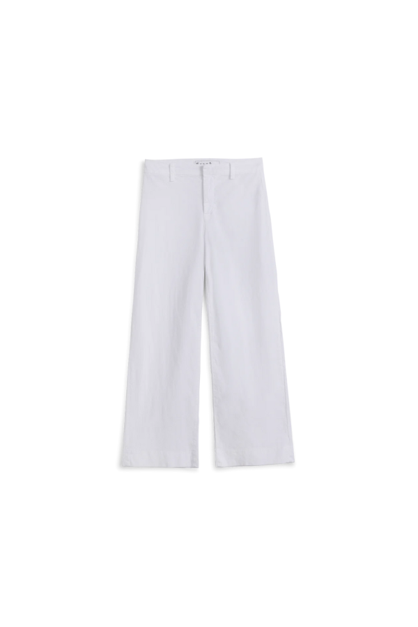 Frank & Eileen West Village NYC Trousers - White Linen