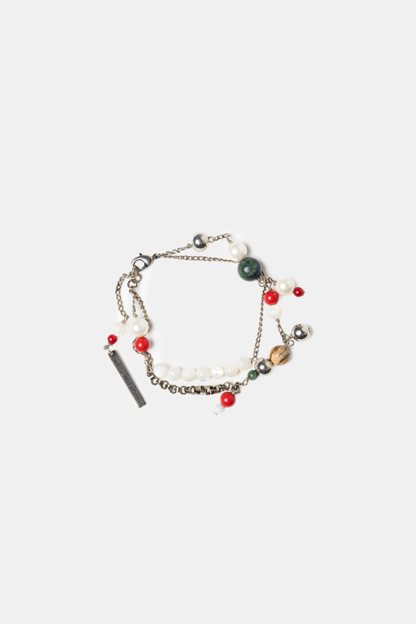 Dries Van Noten Double Chain Charm Bracelet
