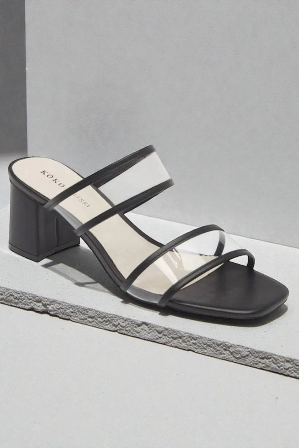 KOKO + PALENKI Ghost Black Heel Heels