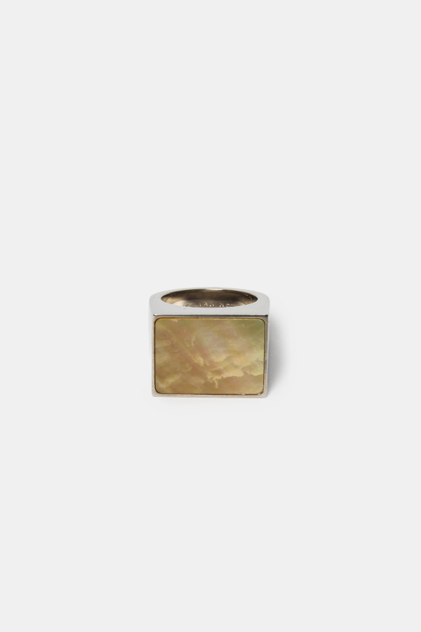 Dries Van Noten Signet Ring - Ivory