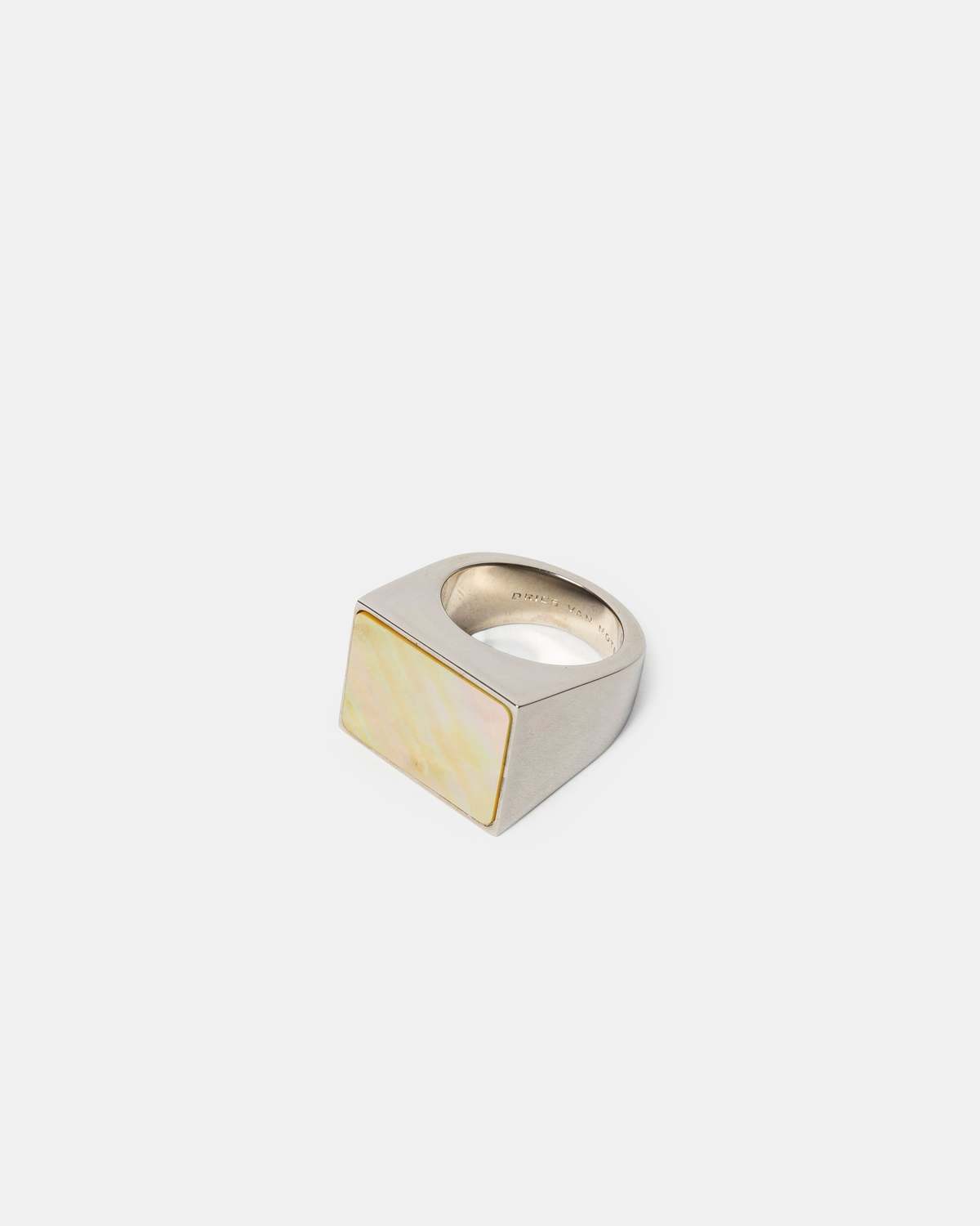 Dries Van Noten Signet Ring - Ivory - Image 2 of 2