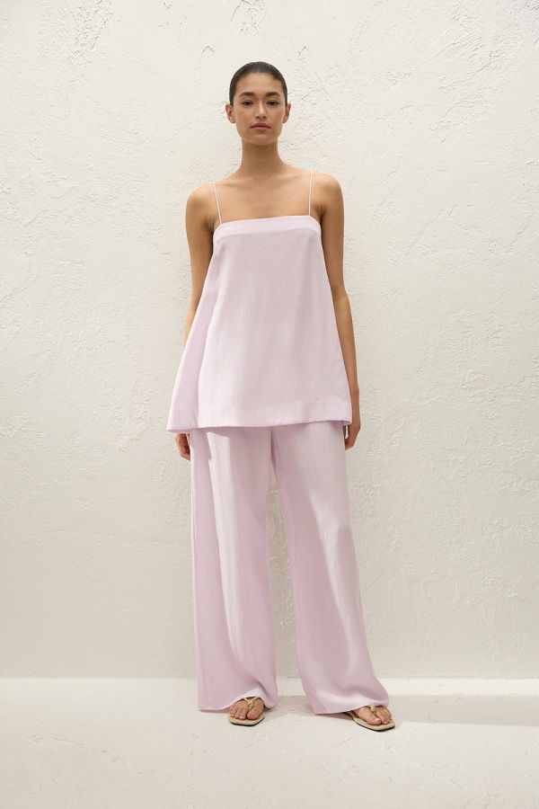 Faithfull The Brand Jensen Pant - Pale Pink