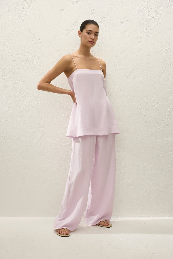 Faithfull The Brand Jensen Pant - Pale Pink