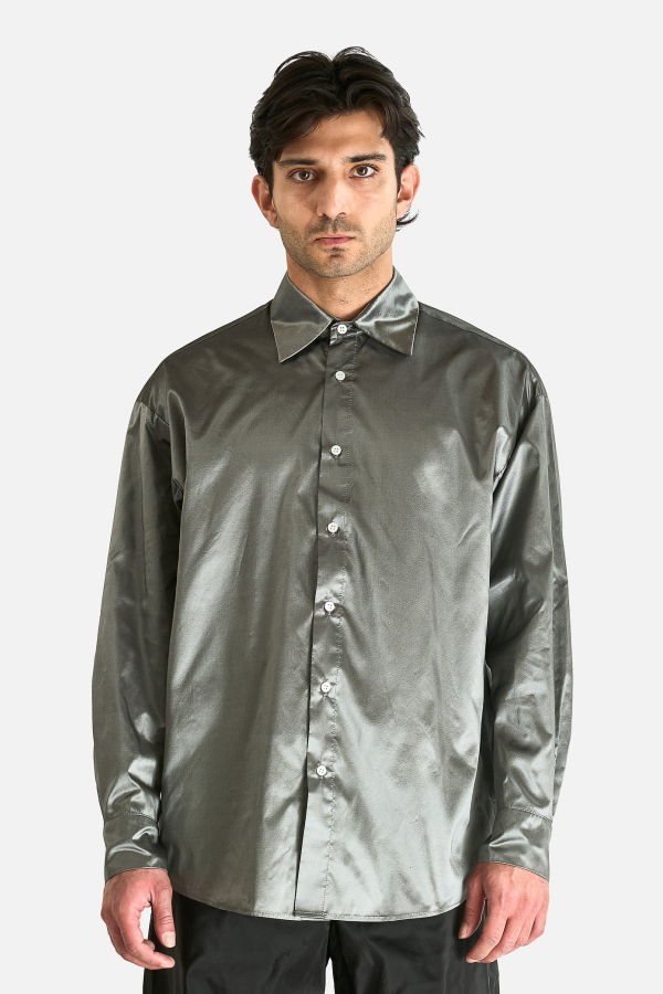 AUBERO Lysander Shirt - Pewter