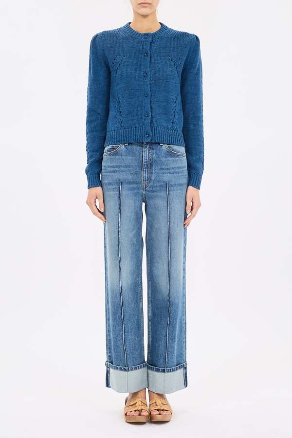 Ulla Johnson Delphina Cardigan - Aegean Ulla Johnson Delphina Cardigan - Aegean