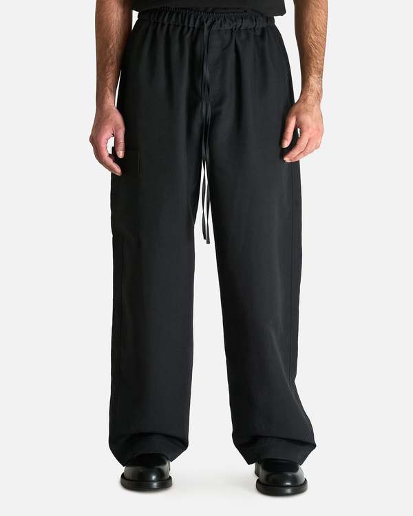 AUBERO Westside Pant - Off Black
