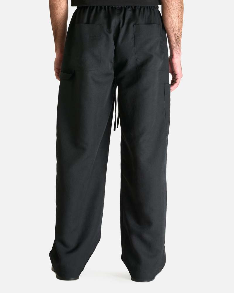 AUBERO Westside Pant - Off Black