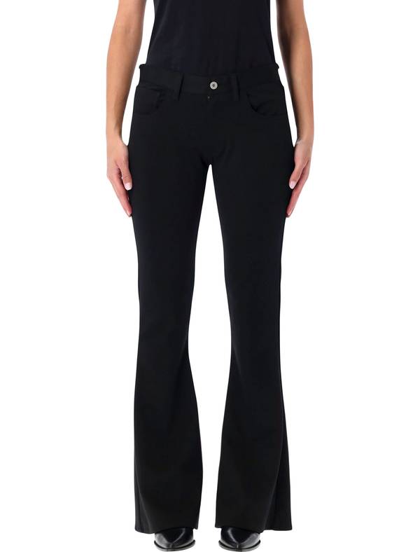 JUNYA WATANABE Low Waist Flare Pants - Black