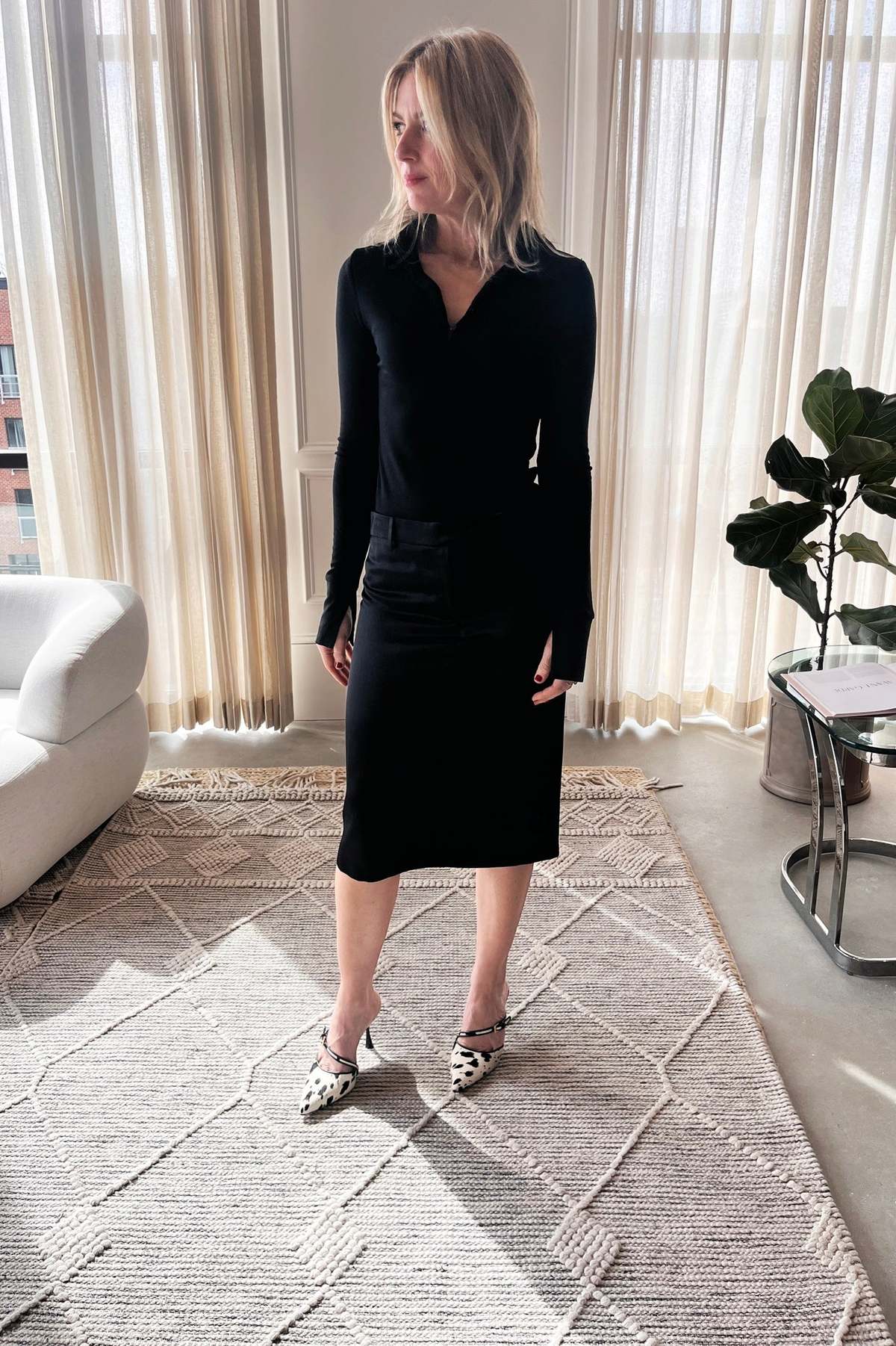 Alfie Erin Skirt - Black - Image 1 of 7