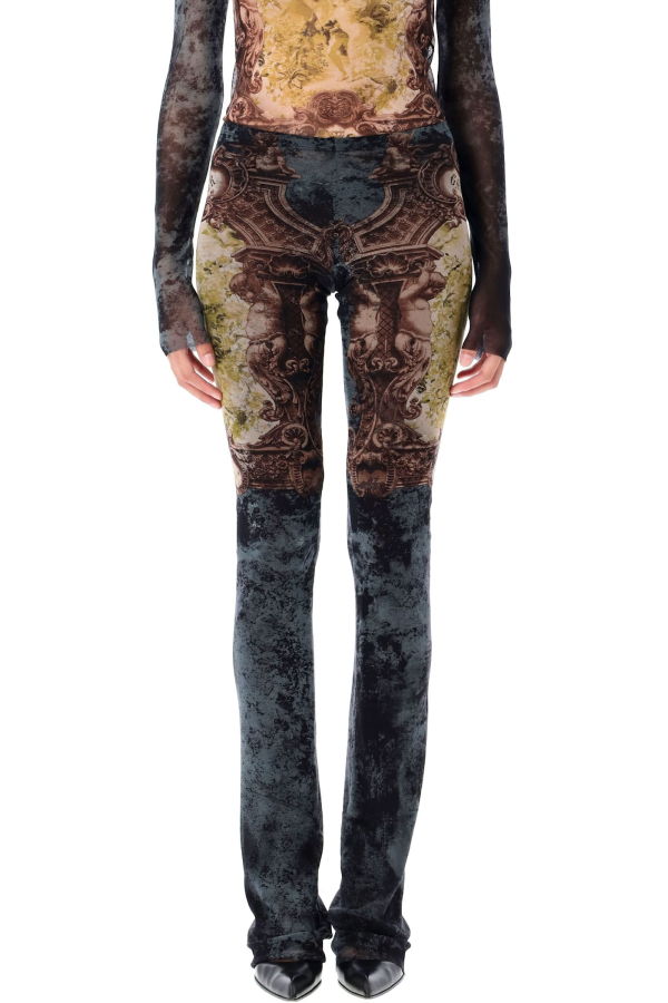 Jean Paul Gaultier Médaillon Pants - Black Blue Green