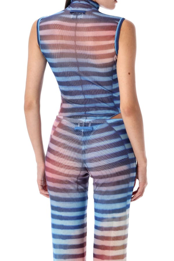 Jean Paul Gaultier Air Bodysuit - Light Blue Peach
