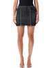 Jean Paul Gaultier Black Washed Denim Mini Skirt With Zips Skirt - Vintage Black - Thumbnail 1