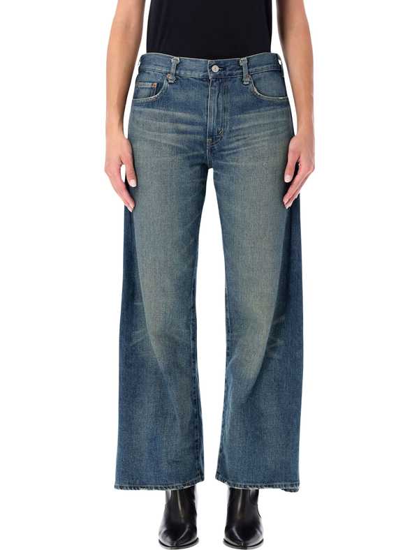 JUNYA WATANABE Levi's Cotton Denim Wide-Leg Jeans - Blue