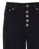 Dondup Koons Jewelled Button Jeans - Black - Thumbnail 4