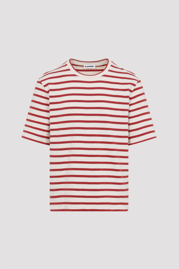 Jil Sander Cotton T-Shirt - Salty Red