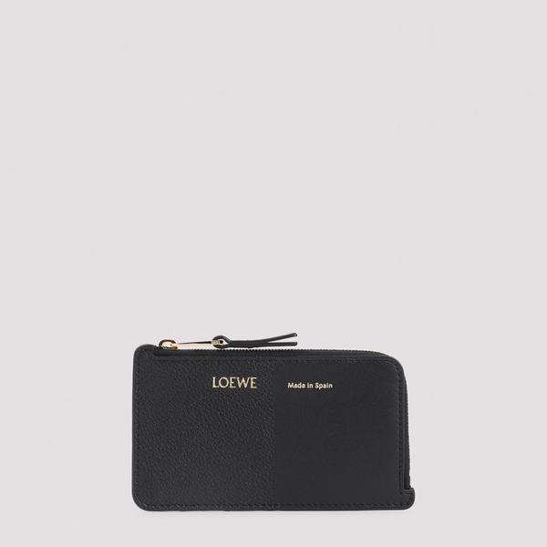LOEWE Duet Coin Cardholder Wallet - Black