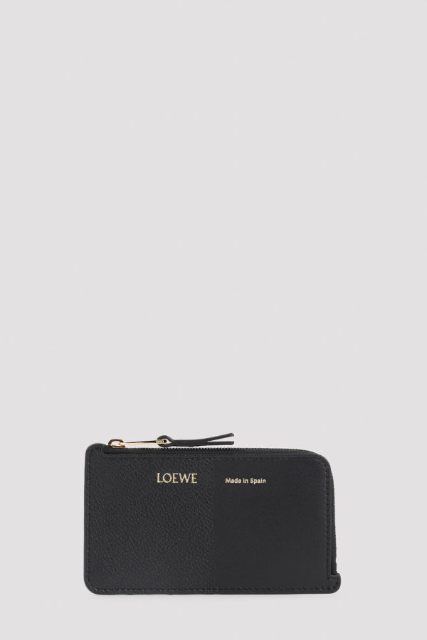 LOEWE Duet Coin Cardholder Wallet - Black