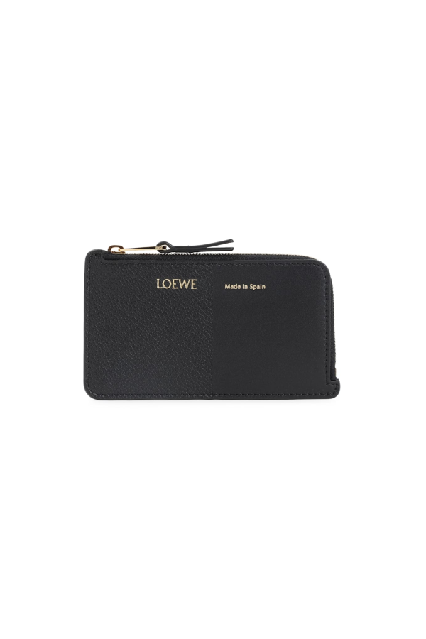 LOEWE Duet Coin Cardholder Wallet - Black