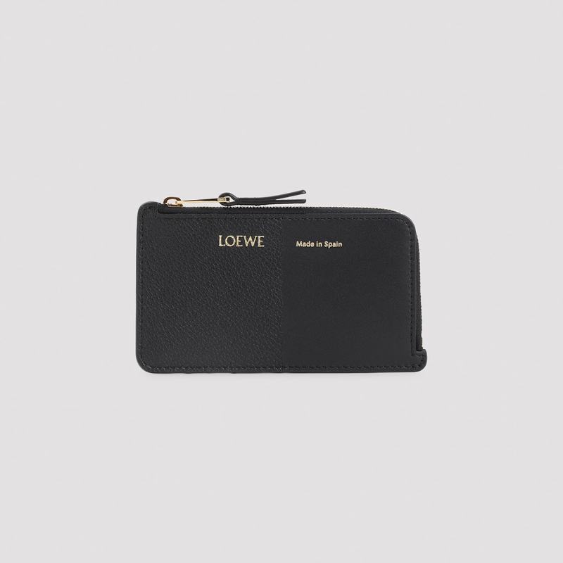 LOEWE Duet Coin Cardholder Wallet - Black