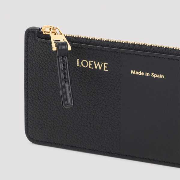 LOEWE Duet Coin Cardholder Wallet - Black
