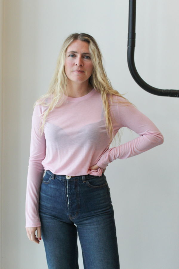 Baserange Long Sleeve Tee - Doro Pink