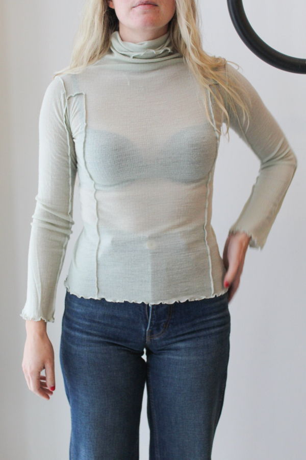 Baserange Omato Turtleneck - Brun Green