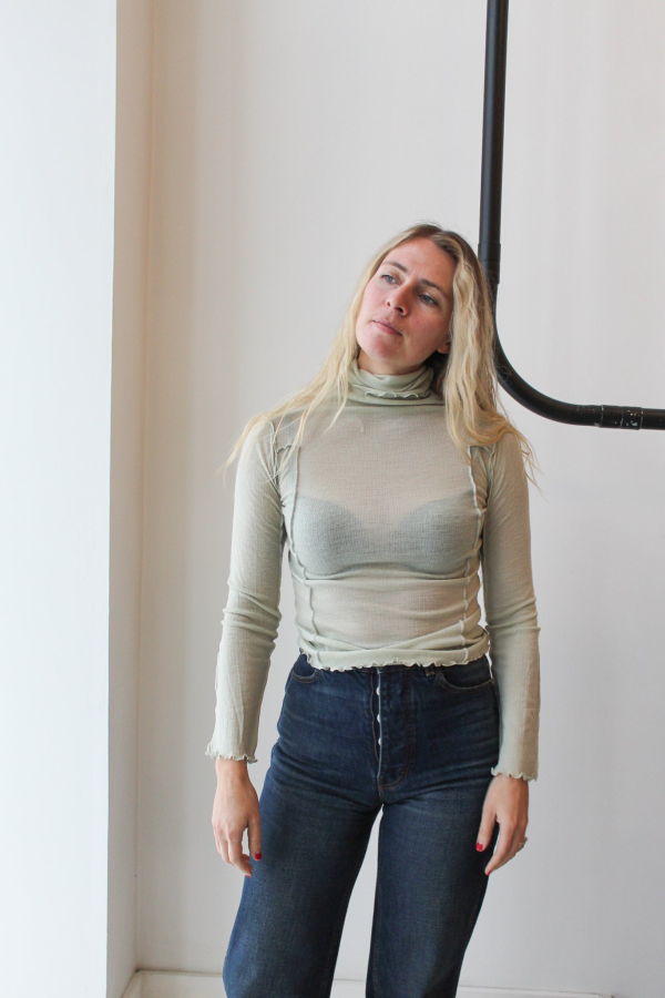 Baserange Omato Turtleneck - Brun Green