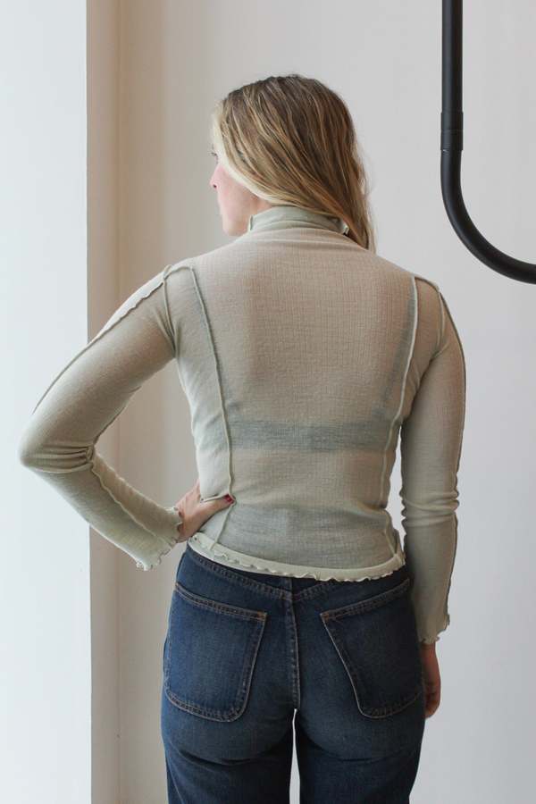 Baserange Omato Turtleneck - Brun Green | Garmentory