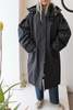 Ganni Ripstop Tri-Layer Parka Coat - Phantom Black - Thumbnail 1