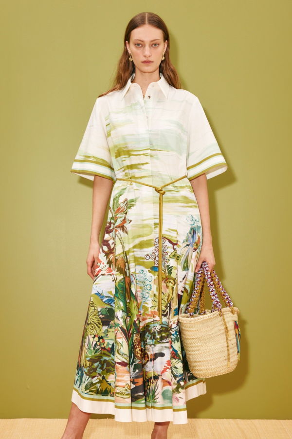 ALEMAIS Jungle Boogie Shirtdress