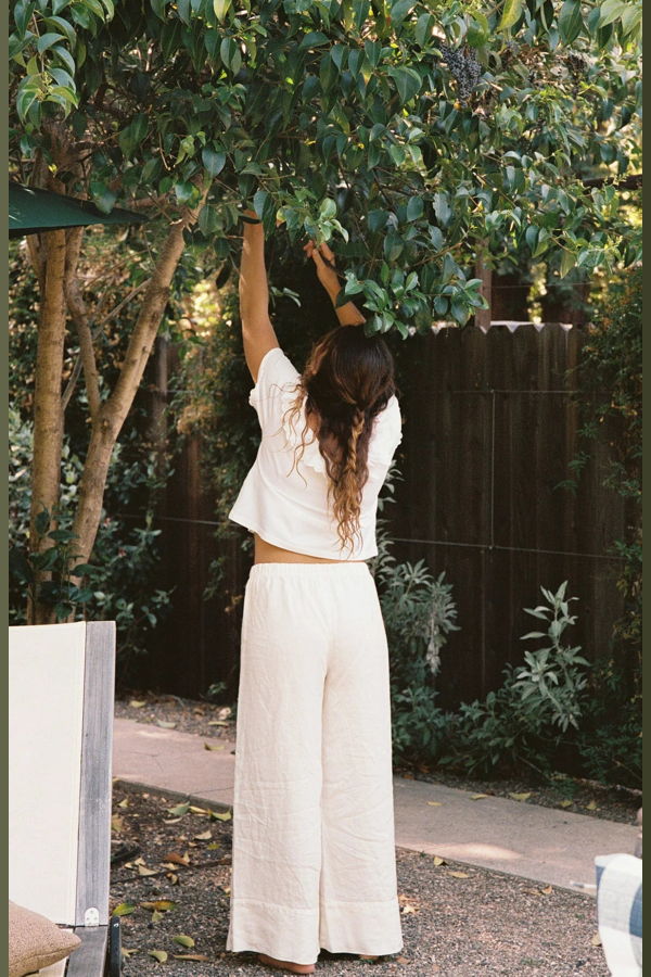 LA RELAXED Linen Simple Pant