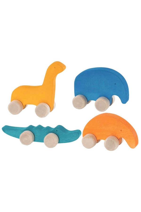 Kids Goki America Push-Along Animals Good Friends Toy