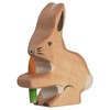 Kids Goki America Rabbit With Carrot Figure - Thumbnail 2