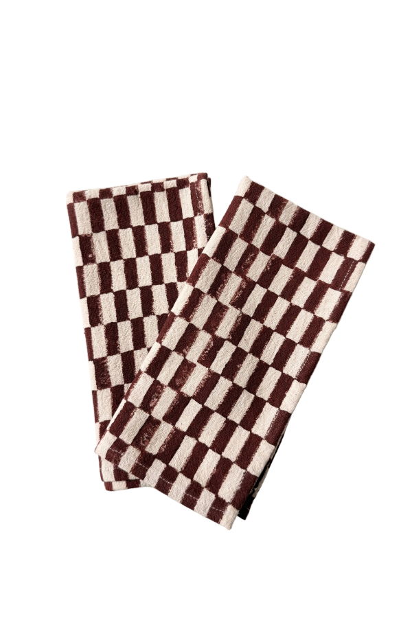 Happy French Gang Petit Rectangle Napkins - Set of 2