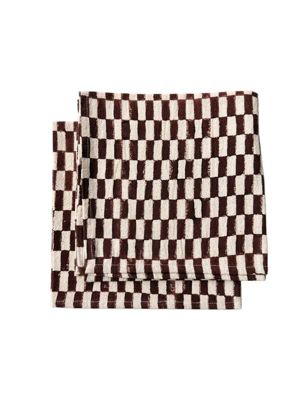 Happy French Gang Petit Rectangle Napkins - Set of 2